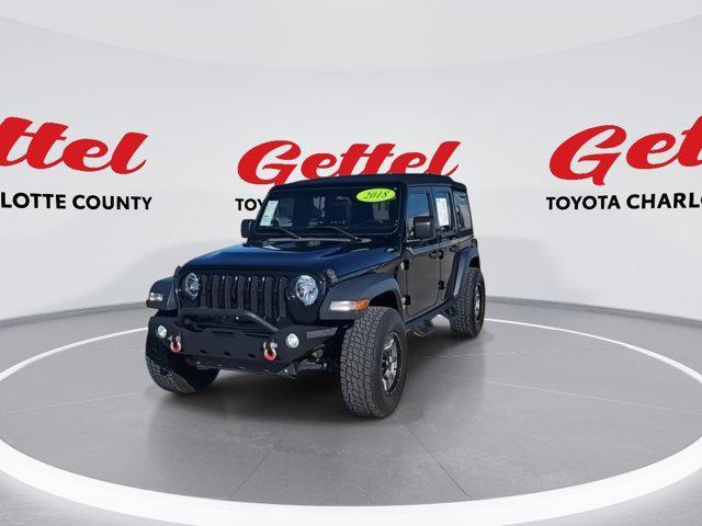 used 2018 Jeep Wrangler Unlimited car, priced at $24,912