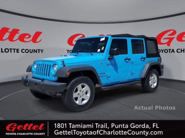 used 2017 Jeep Wrangler Unlimited car, priced at $20,987