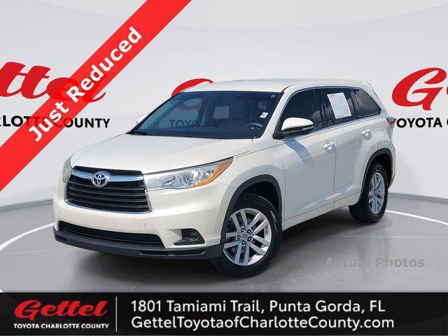 used 2014 Toyota Highlander car, priced at $17,454