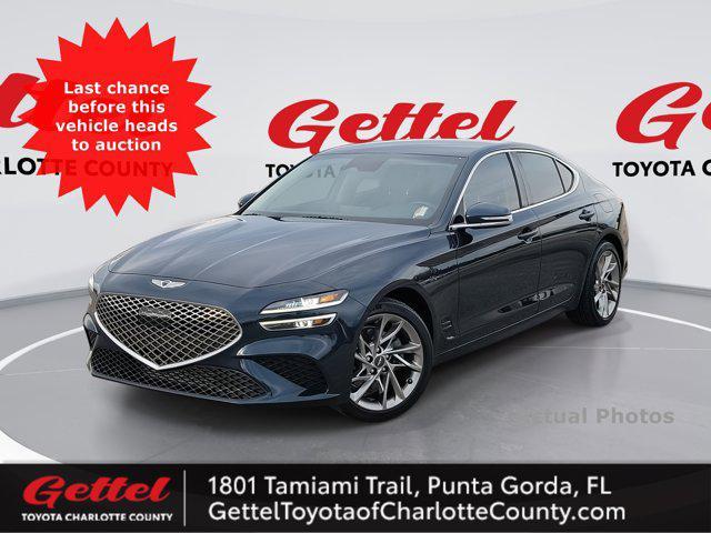 used 2022 Genesis G70 car, priced at $25,200