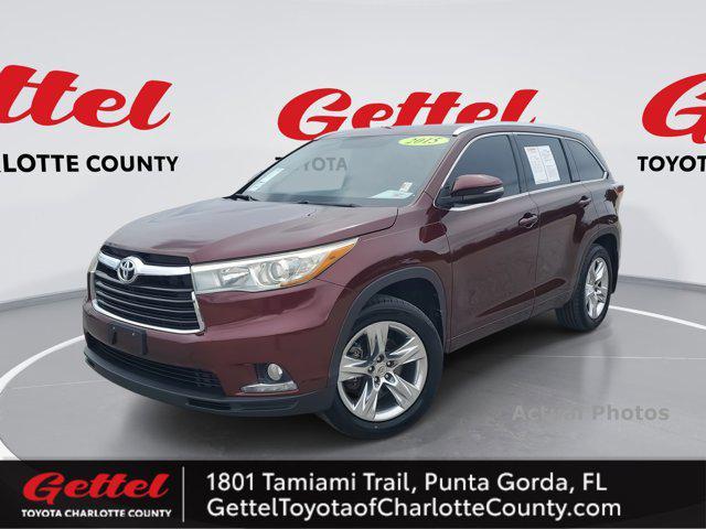 used 2015 Toyota Highlander car, priced at $17,874
