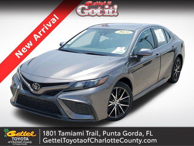 used 2021 Toyota Camry car, priced at $22,359