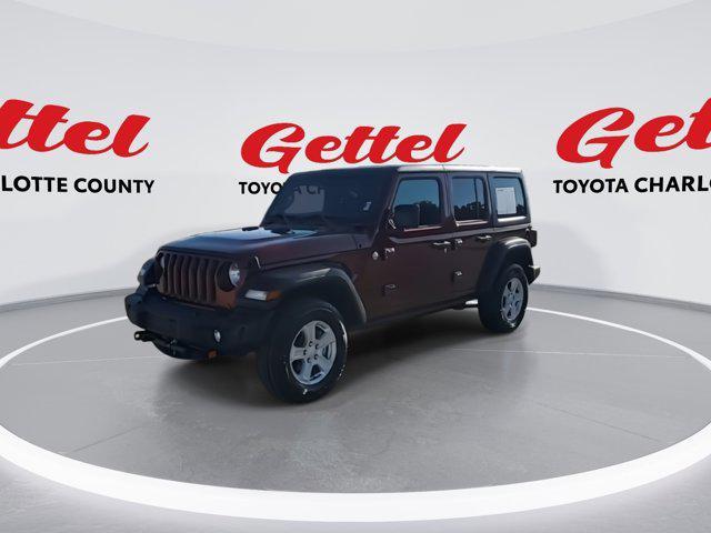 used 2021 Jeep Wrangler Unlimited car, priced at $26,441