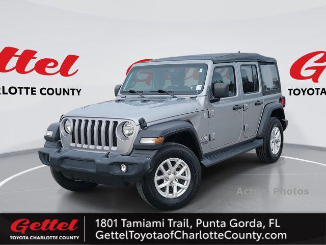 used 2021 Jeep Wrangler Unlimited car, priced at $23,205