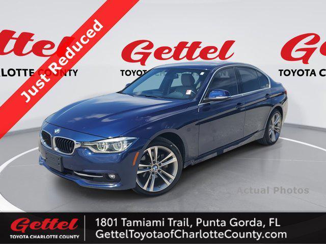 used 2018 BMW 330 car, priced at $17,847