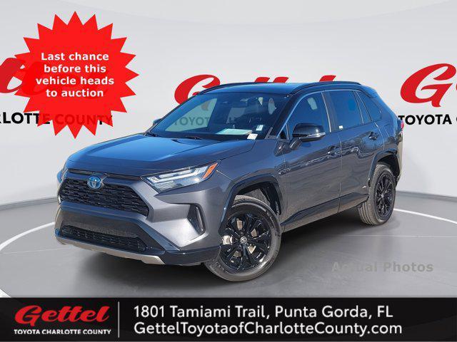 used 2023 Toyota RAV4 Hybrid car, priced at $34,400