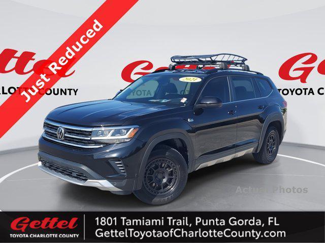 used 2021 Volkswagen Atlas car, priced at $20,690