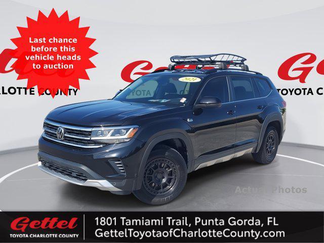 used 2021 Volkswagen Atlas car, priced at $18,777