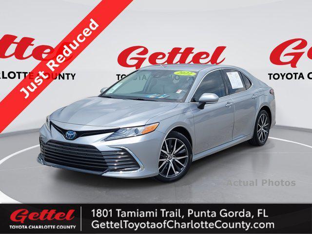 used 2022 Toyota Camry Hybrid car, priced at $25,534