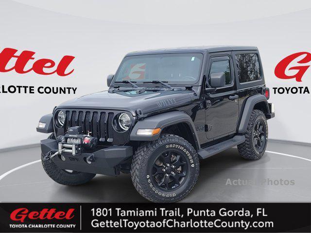 used 2021 Jeep Wrangler car, priced at $29,250