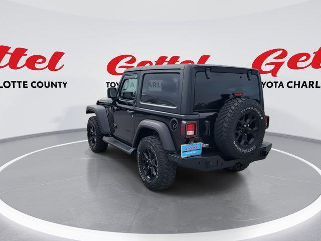 used 2021 Jeep Wrangler car, priced at $29,250