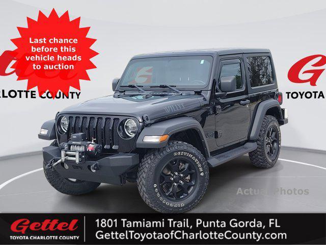 used 2021 Jeep Wrangler car, priced at $27,994