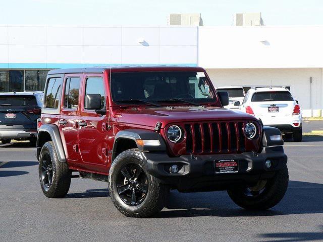 used 2021 Jeep Wrangler Unlimited car, priced at $27,887