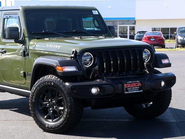 used 2021 Jeep Wrangler car, priced at $25,865