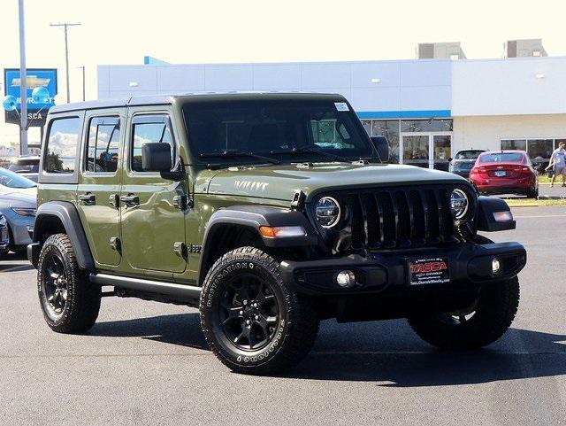 used 2021 Jeep Wrangler car, priced at $25,865