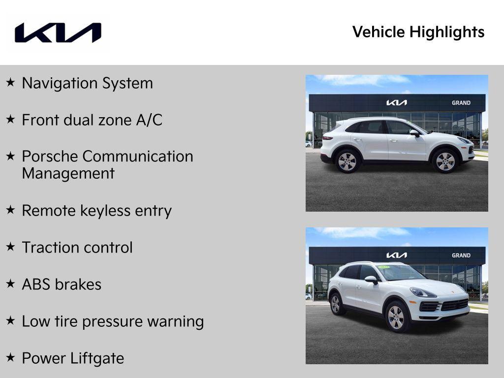 used 2023 Porsche Cayenne car, priced at $61,201