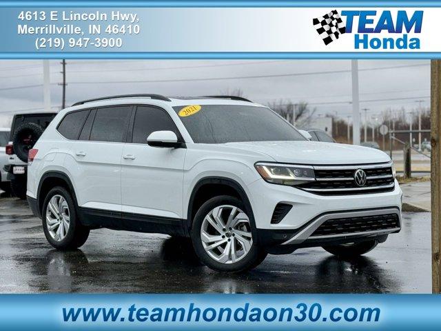 used 2021 Volkswagen Atlas car, priced at $25,190