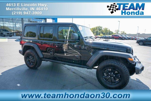 used 2021 Jeep Wrangler car, priced at $30,537