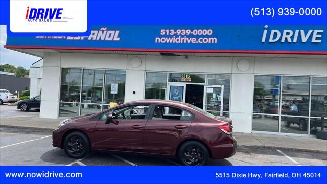 used 2015 Honda Civic car, priced at $13,725