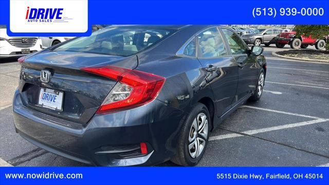 used 2018 Honda Civic car, priced at $17,250