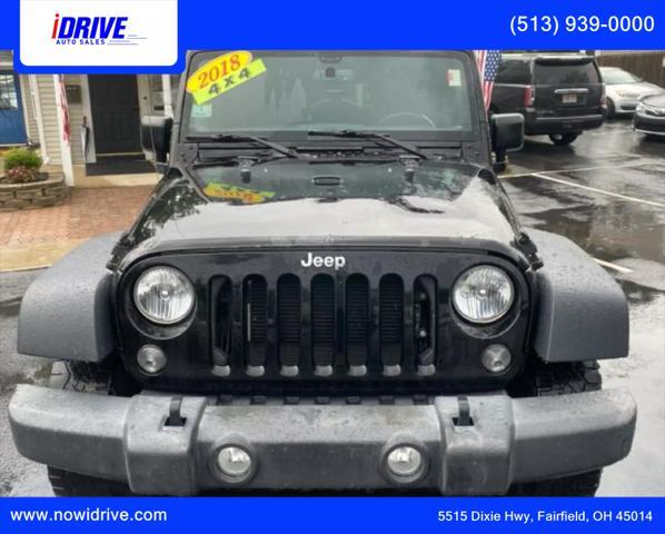 used 2018 Jeep Wrangler JK Unlimited car, priced at $19,500