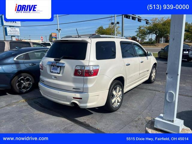 used 2012 GMC Acadia car, priced at $9,875