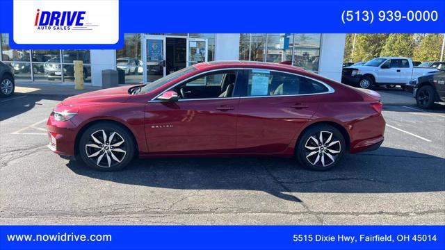 used 2018 Chevrolet Malibu car, priced at $13,500