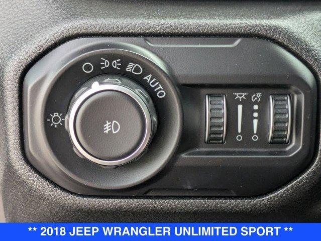 used 2018 Jeep Wrangler Unlimited car, priced at $24,917