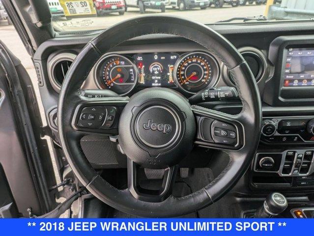 used 2018 Jeep Wrangler Unlimited car, priced at $24,917