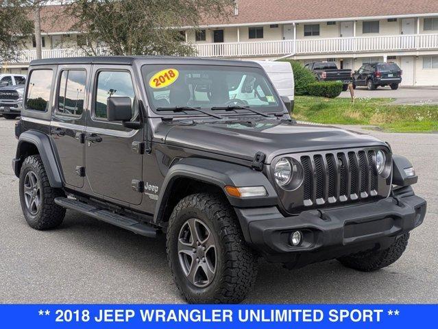 used 2018 Jeep Wrangler Unlimited car, priced at $24,917