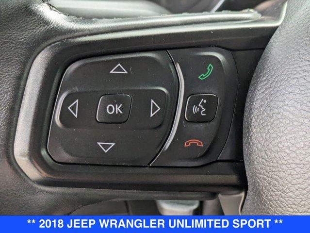 used 2018 Jeep Wrangler Unlimited car, priced at $24,917