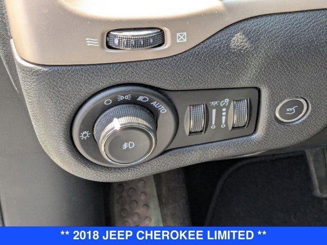 used 2018 Jeep Cherokee car, priced at $18,917