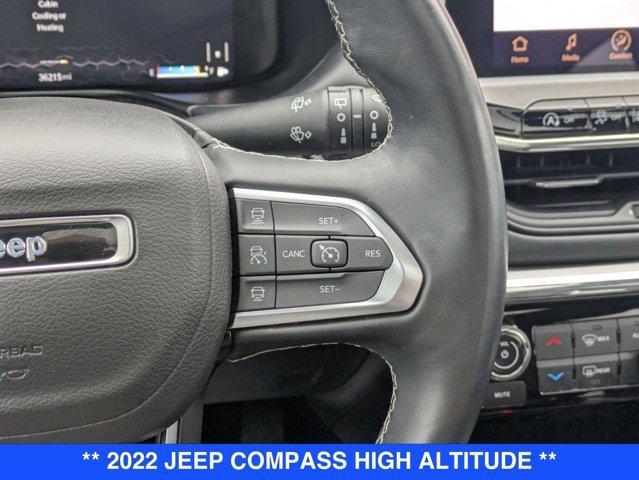 used 2022 Jeep Compass car, priced at $23,317