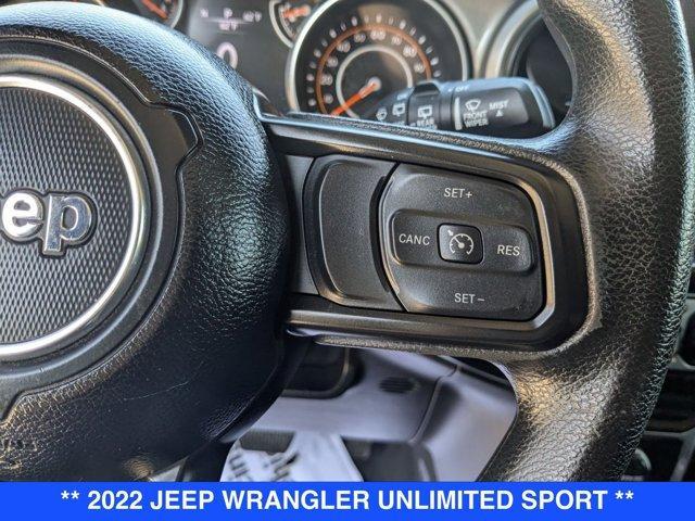 used 2022 Jeep Wrangler Unlimited car, priced at $28,917