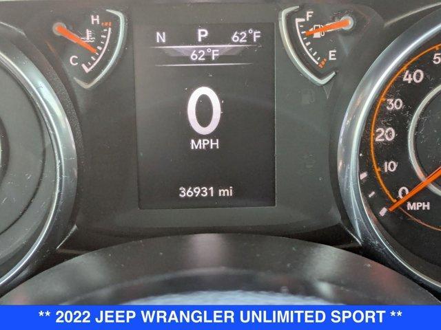 used 2022 Jeep Wrangler Unlimited car, priced at $28,917