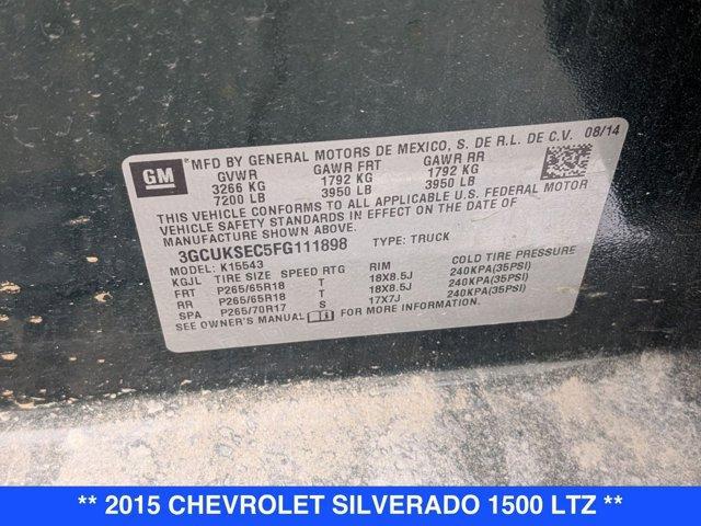 used 2015 Chevrolet Silverado 1500 car, priced at $24,917