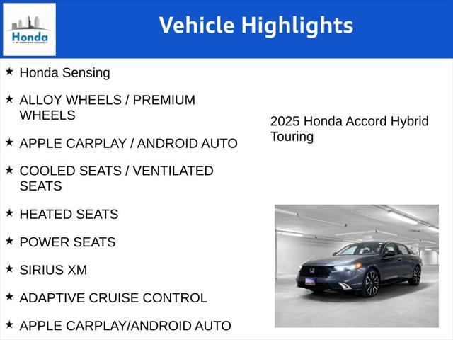 new 2025 Honda Accord Hybrid car, priced at $37,163