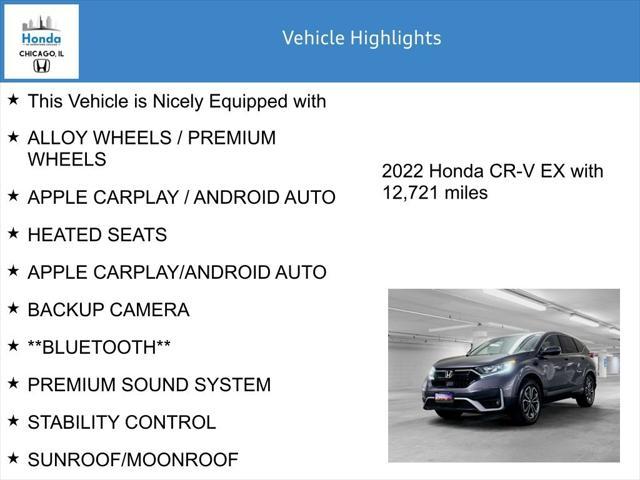 used 2022 Honda CR-V car, priced at $28,322