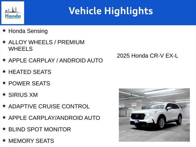 new 2025 Honda CR-V car, priced at $36,405