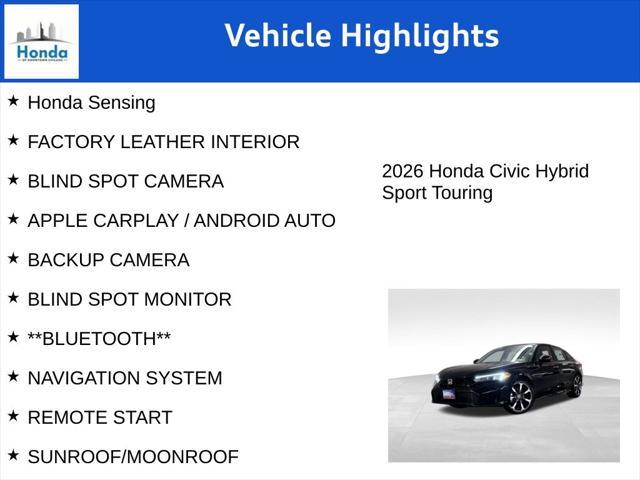 new 2026 Honda Civic Hybrid car, priced at $32,945