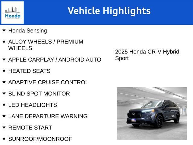 new 2025 Honda CR-V Hybrid car, priced at $35,616