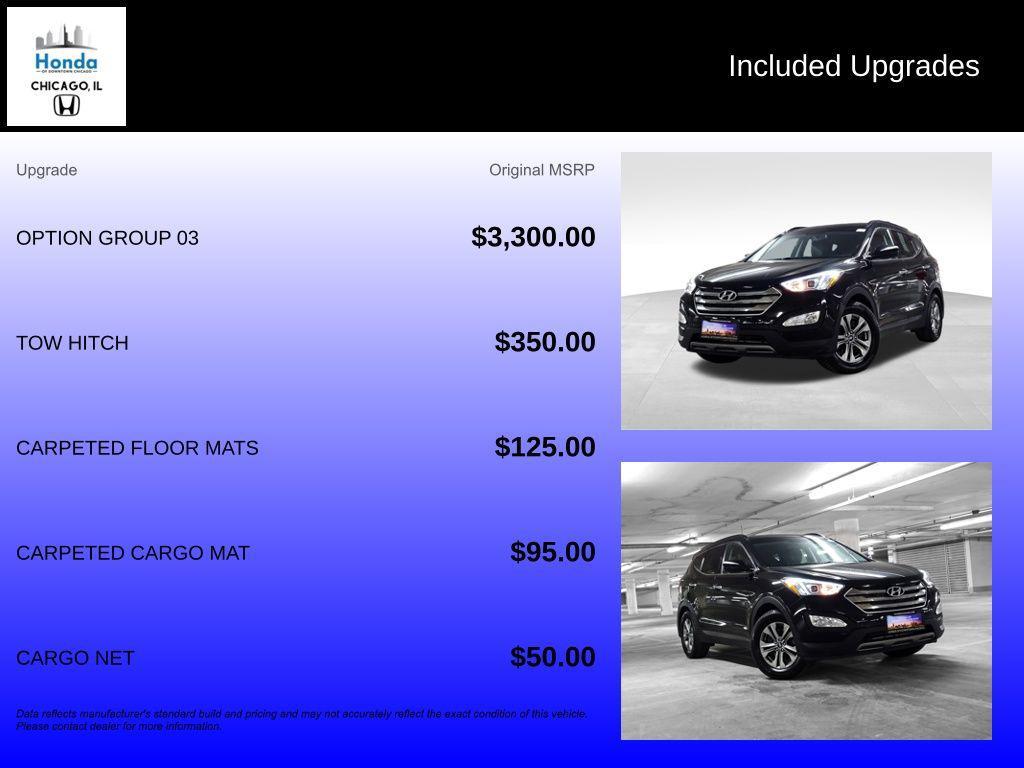 used 2015 Hyundai Santa Fe Sport car, priced at $12,500