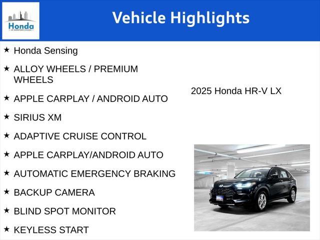 new 2025 Honda HR-V car, priced at $26,450