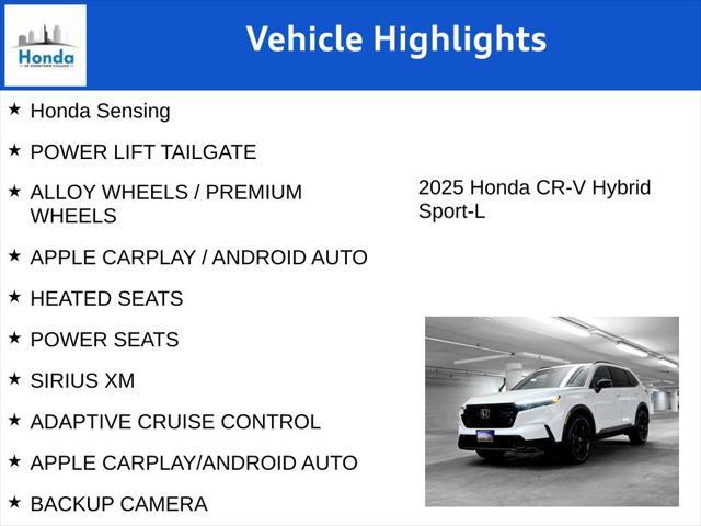 new 2025 Honda CR-V Hybrid car, priced at $39,255