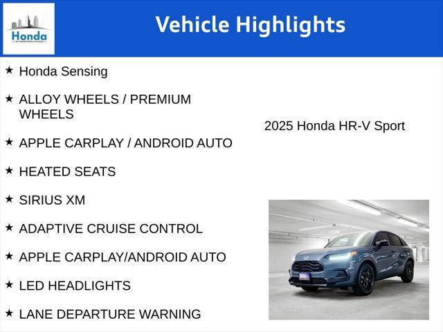 new 2025 Honda HR-V car, priced at $28,810