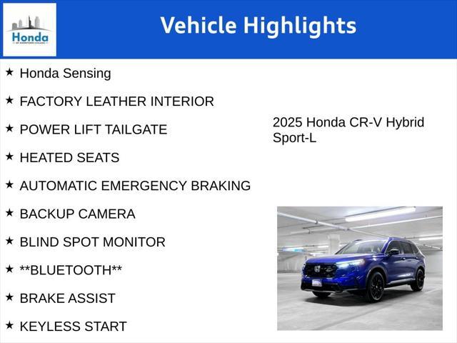 new 2025 Honda CR-V Hybrid car, priced at $38,955