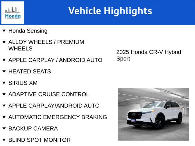 new 2025 Honda CR-V Hybrid car, priced at $36,301