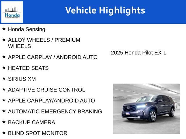 new 2025 Honda Pilot car, priced at $43,304