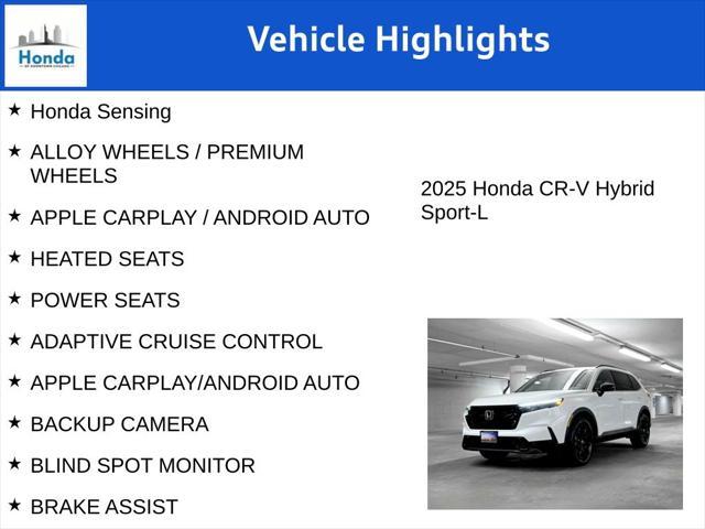 new 2025 Honda CR-V Hybrid car, priced at $39,255