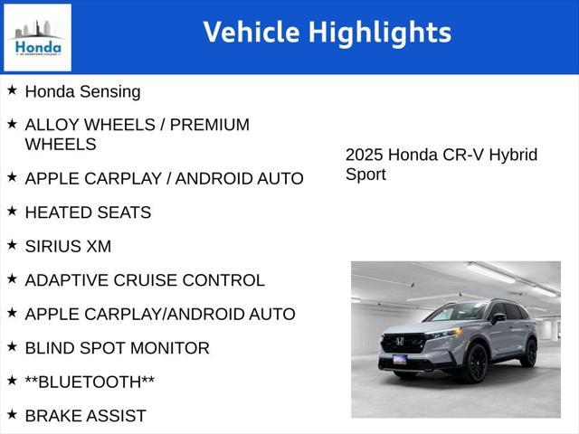 new 2025 Honda CR-V Hybrid car, priced at $36,071